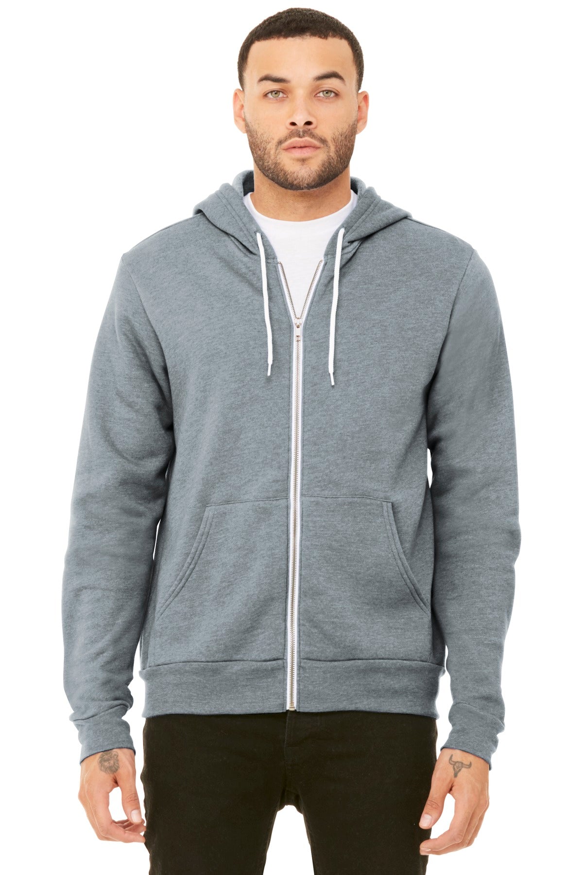 BELLA+CANVAS ? Unisex Sponge Fleece Full-Zip Hoodie. BC