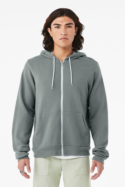 BELLA+CANVAS ? Unisex Sponge Fleece Full-Zip Hoodie. BC