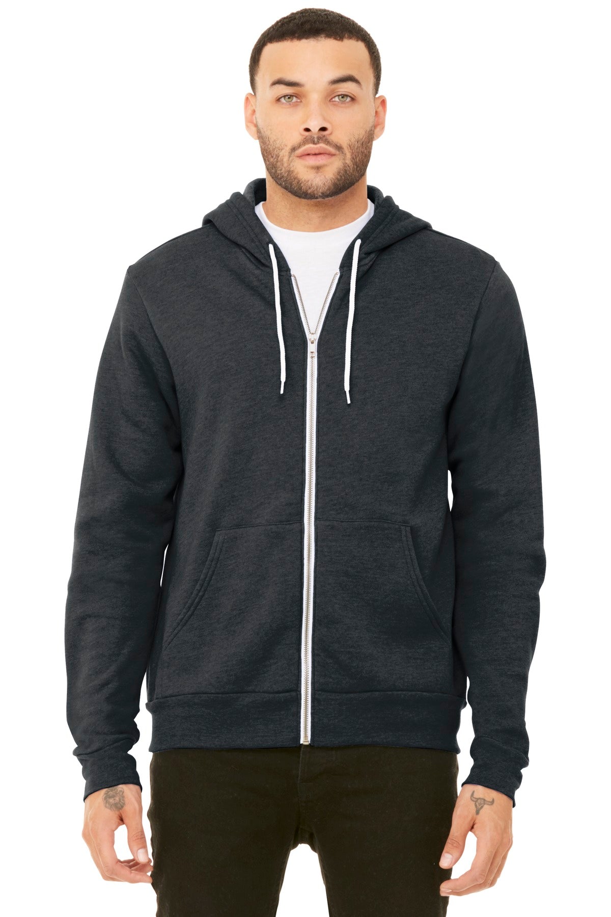 BELLA+CANVAS ? Unisex Sponge Fleece Full-Zip Hoodie. BC
