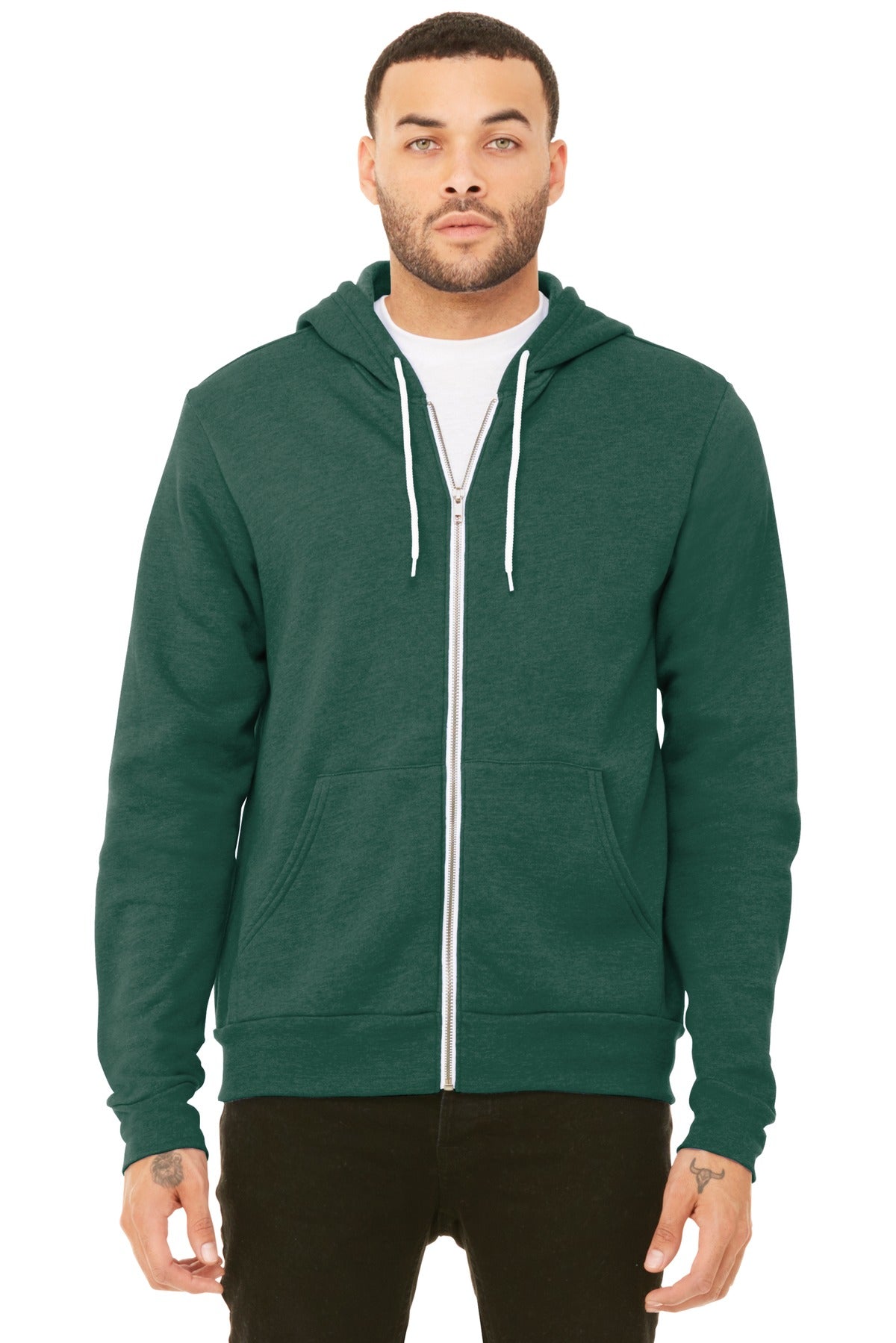 BELLA+CANVAS ? Unisex Sponge Fleece Full-Zip Hoodie. BC