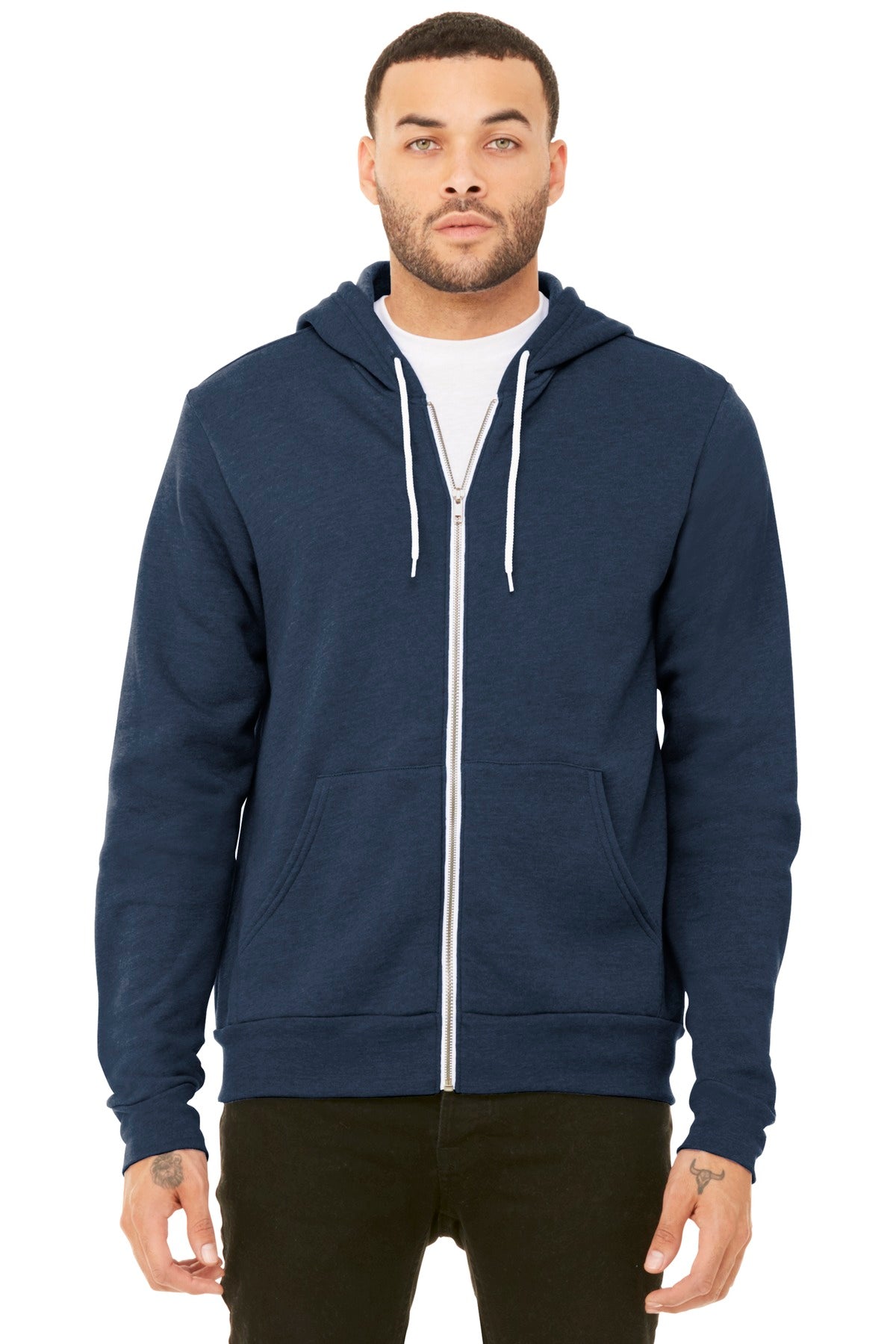 BELLA+CANVAS ? Unisex Sponge Fleece Full-Zip Hoodie. BC