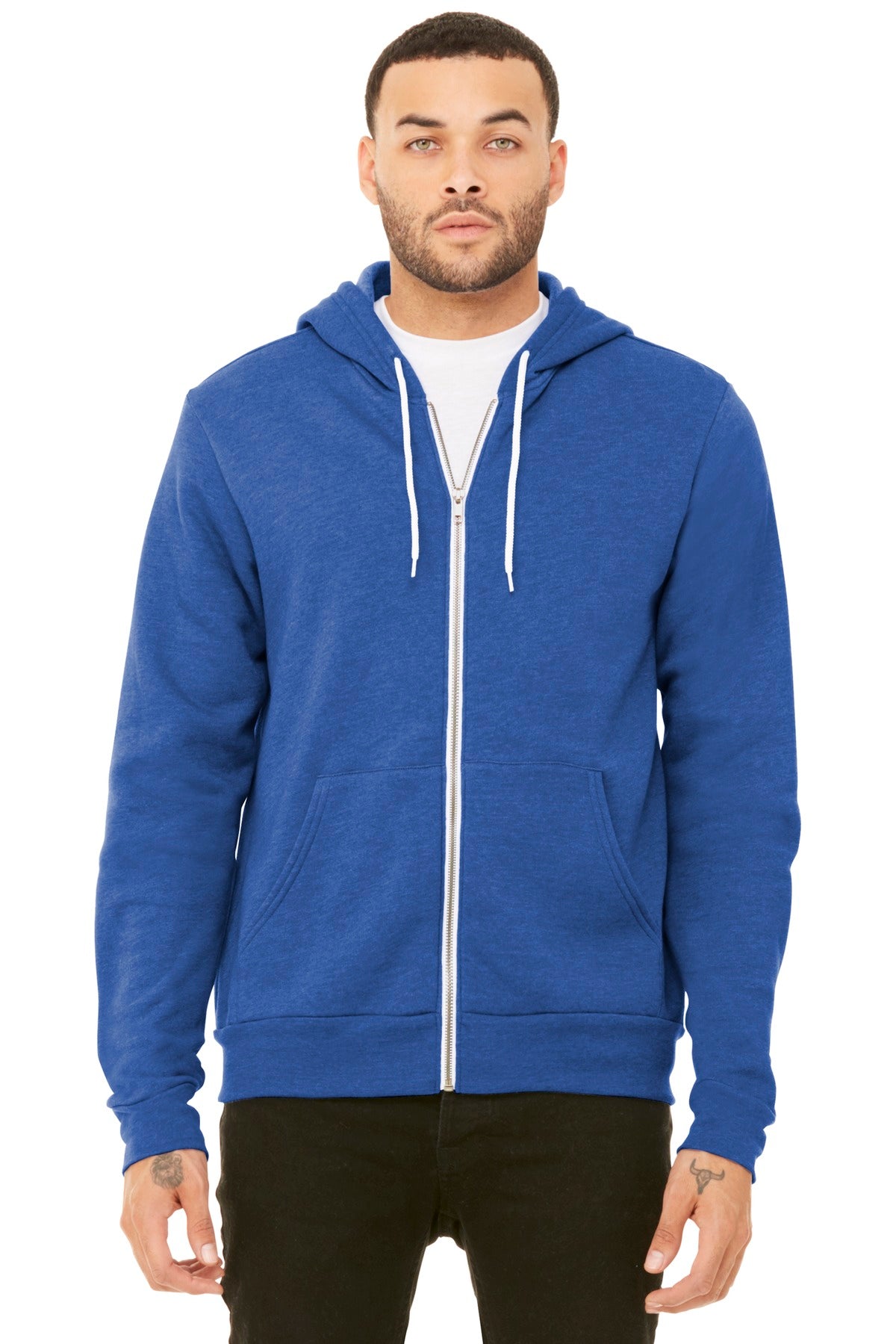 BELLA+CANVAS ? Unisex Sponge Fleece Full-Zip Hoodie. BC