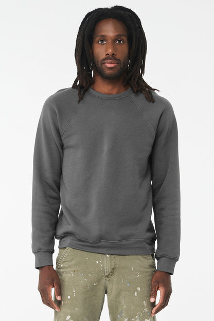BELLA+CANVAS ? Unisex Sponge Fleece Raglan Sweatshirt.