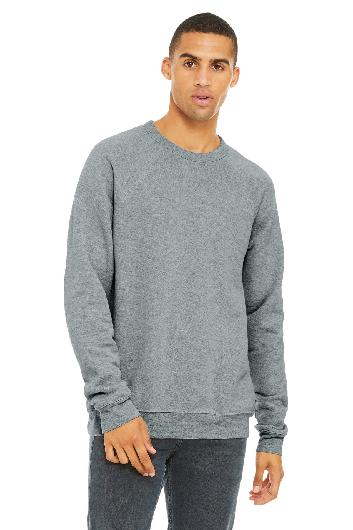 BELLA+CANVAS ? Unisex Sponge Fleece Raglan Sweatshirt.