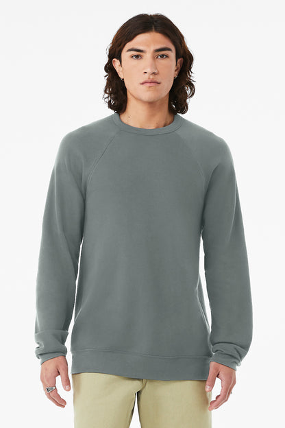 BELLA+CANVAS ? Unisex Sponge Fleece Raglan Sweatshirt.