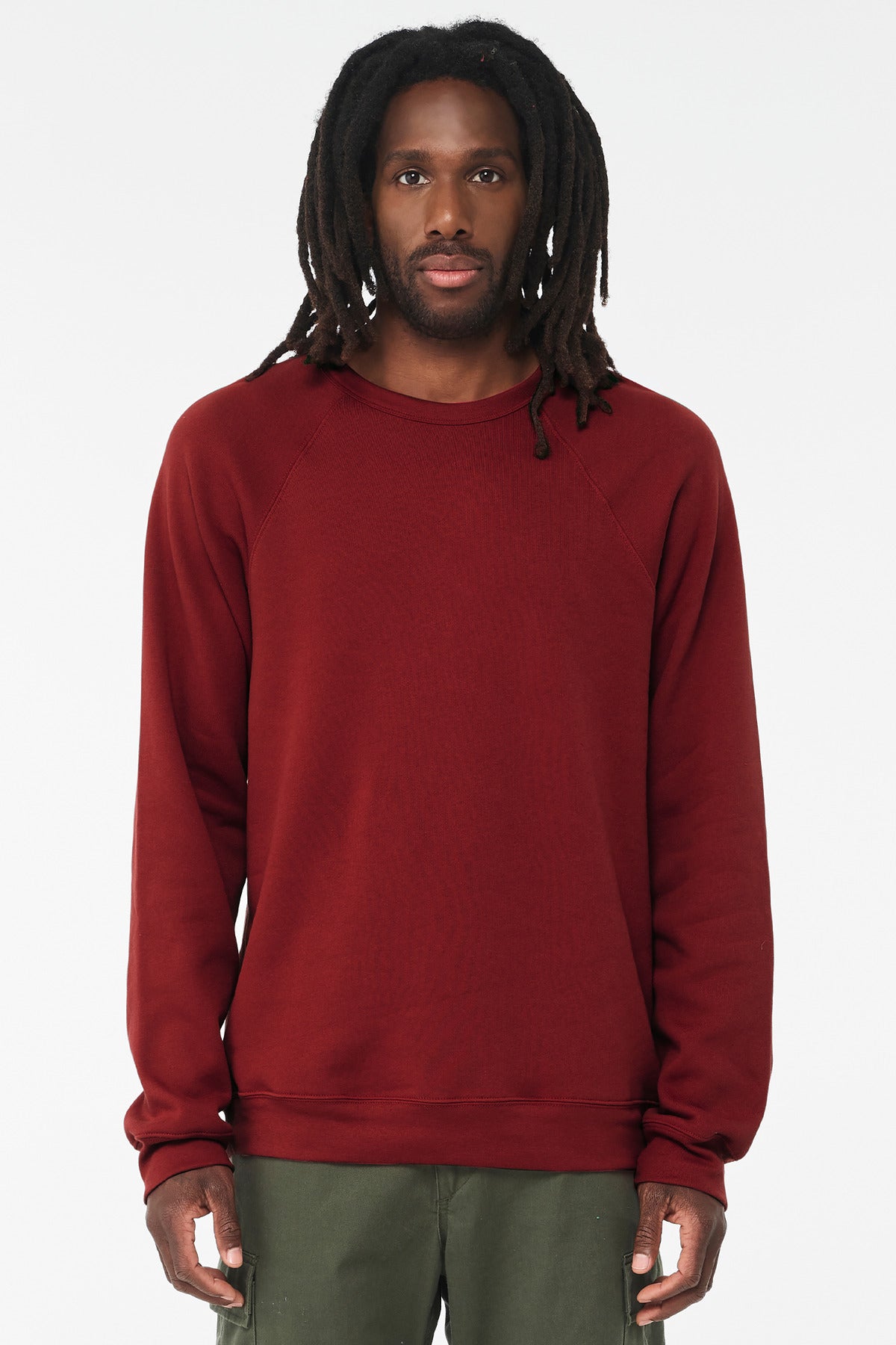 BELLA+CANVAS ? Unisex Sponge Fleece Raglan Sweatshirt.