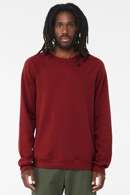 BELLA+CANVAS ? Unisex Sponge Fleece Raglan Sweatshirt.