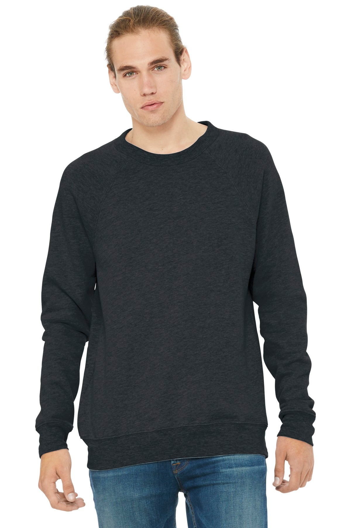BELLA+CANVAS ? Unisex Sponge Fleece Raglan Sweatshirt.