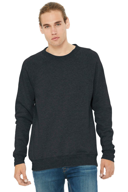 BELLA+CANVAS ? Unisex Sponge Fleece Raglan Sweatshirt.