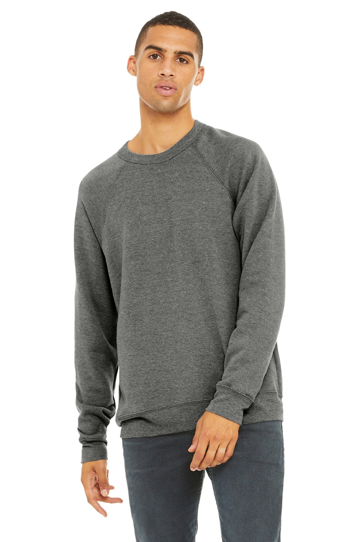 BELLA+CANVAS ? Unisex Sponge Fleece Raglan Sweatshirt.