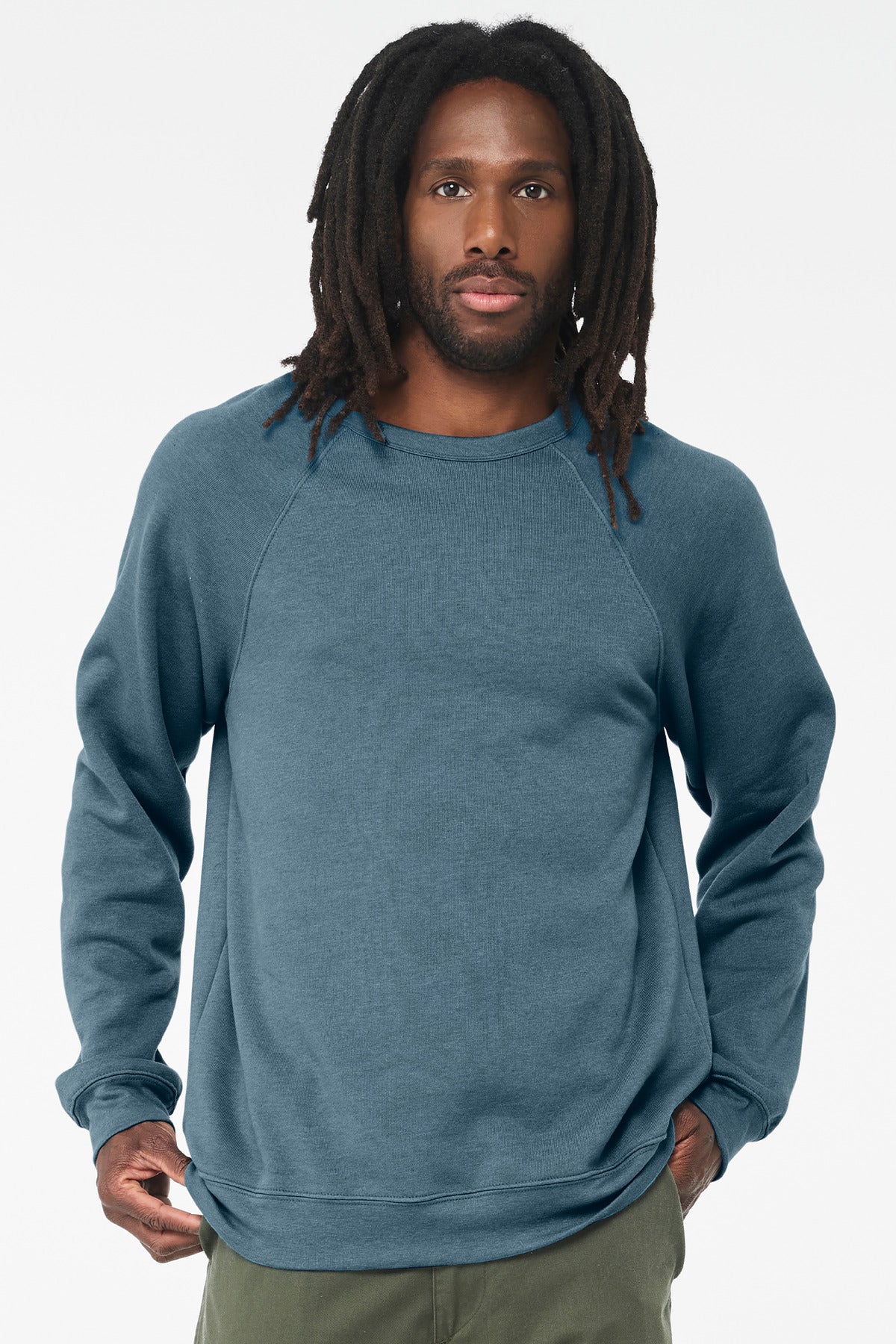 BELLA+CANVAS ? Unisex Sponge Fleece Raglan Sweatshirt.
