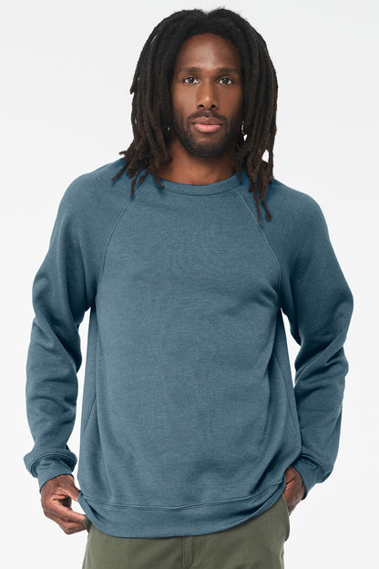 BELLA+CANVAS ? Unisex Sponge Fleece Raglan Sweatshirt.