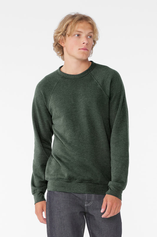 BELLA+CANVAS ? Unisex Sponge Fleece Raglan Sweatshirt.