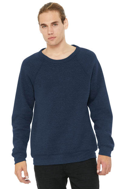 BELLA+CANVAS ? Unisex Sponge Fleece Raglan Sweatshirt.