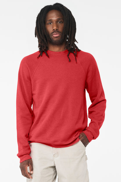 BELLA+CANVAS ? Unisex Sponge Fleece Raglan Sweatshirt.