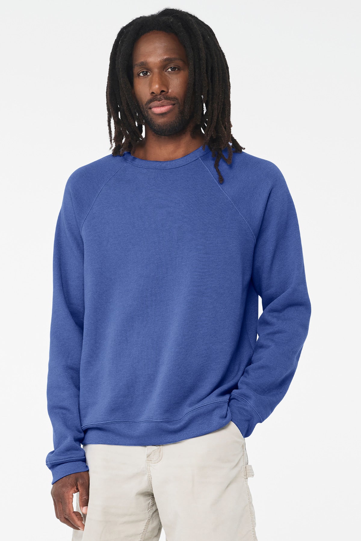 BELLA+CANVAS ? Unisex Sponge Fleece Raglan Sweatshirt.