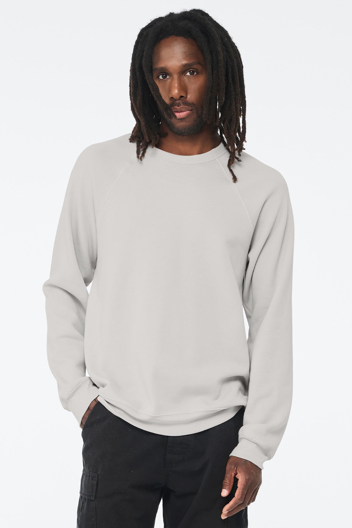 BELLA+CANVAS ? Unisex Sponge Fleece Raglan Sweatshirt.