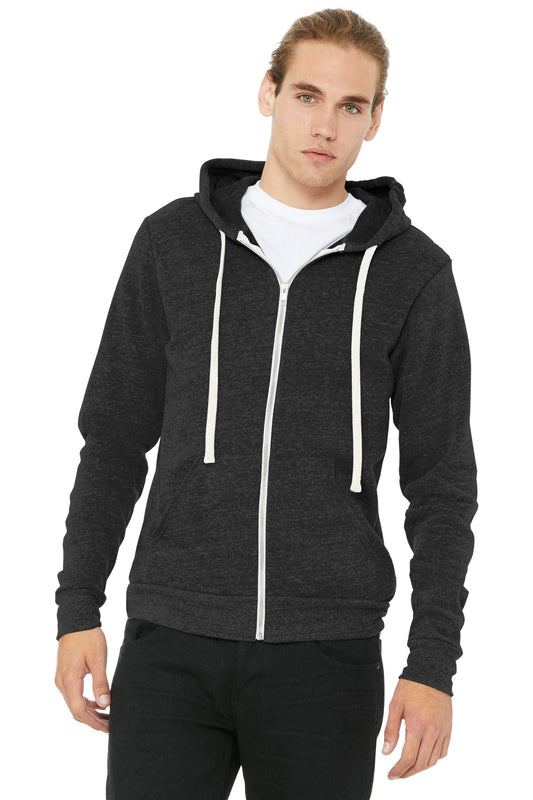 BELLA+CANVAS ? Unisex Triblend Sponge Fleece Full-Zip H