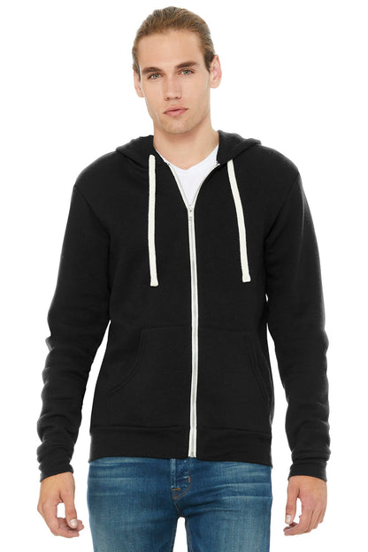 BELLA+CANVAS ? Unisex Triblend Sponge Fleece Full-Zip H