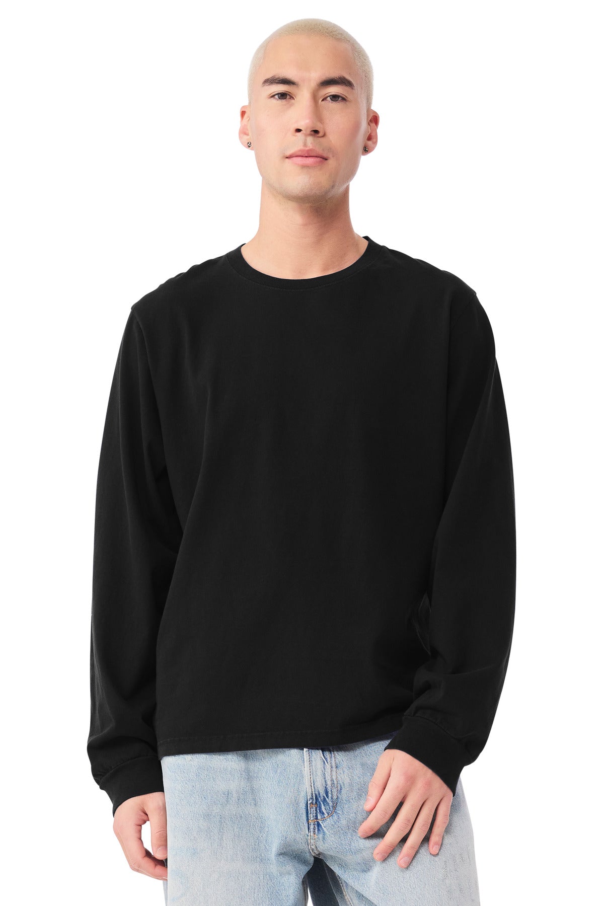 BELLA+CANVAS® Unisex Heavyweight Garment-Dyed Long Sleeve Tee