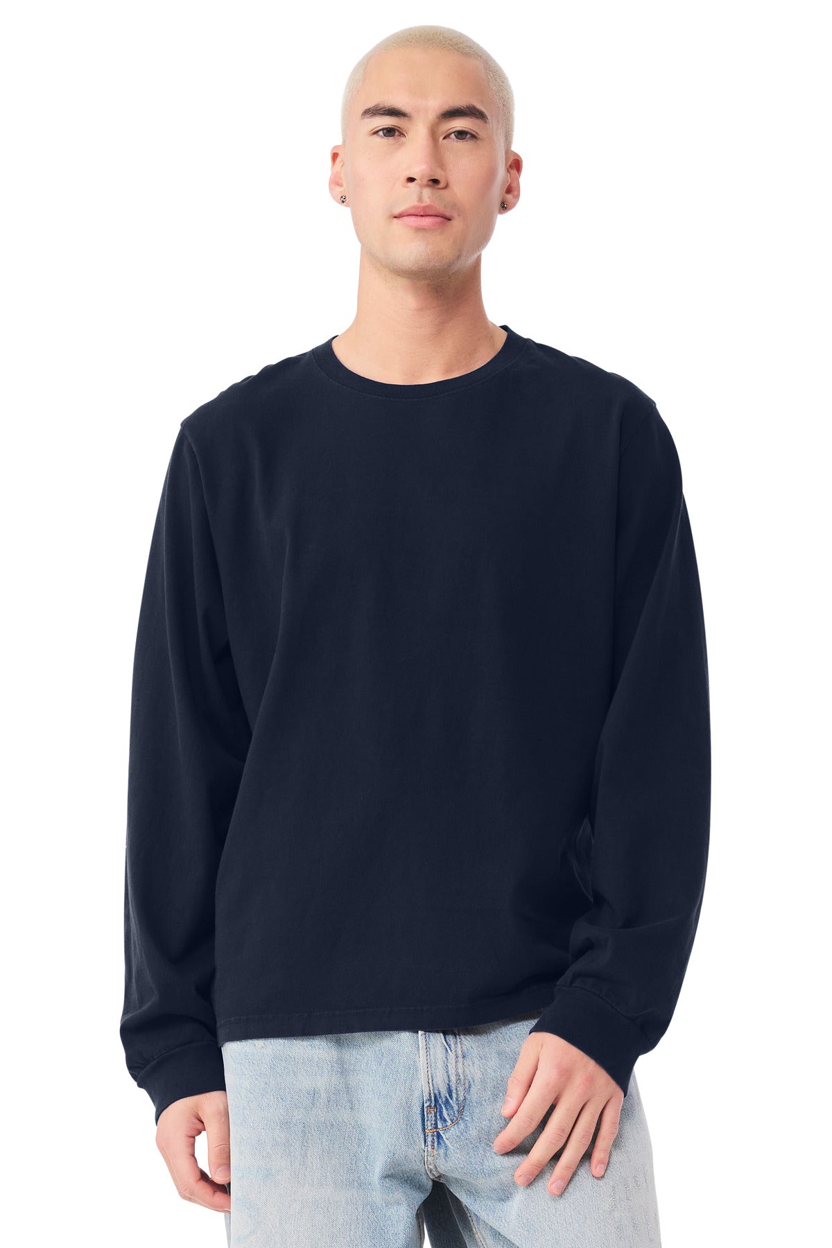 BELLA+CANVAS® Unisex Heavyweight Garment-Dyed Long Sleeve Tee