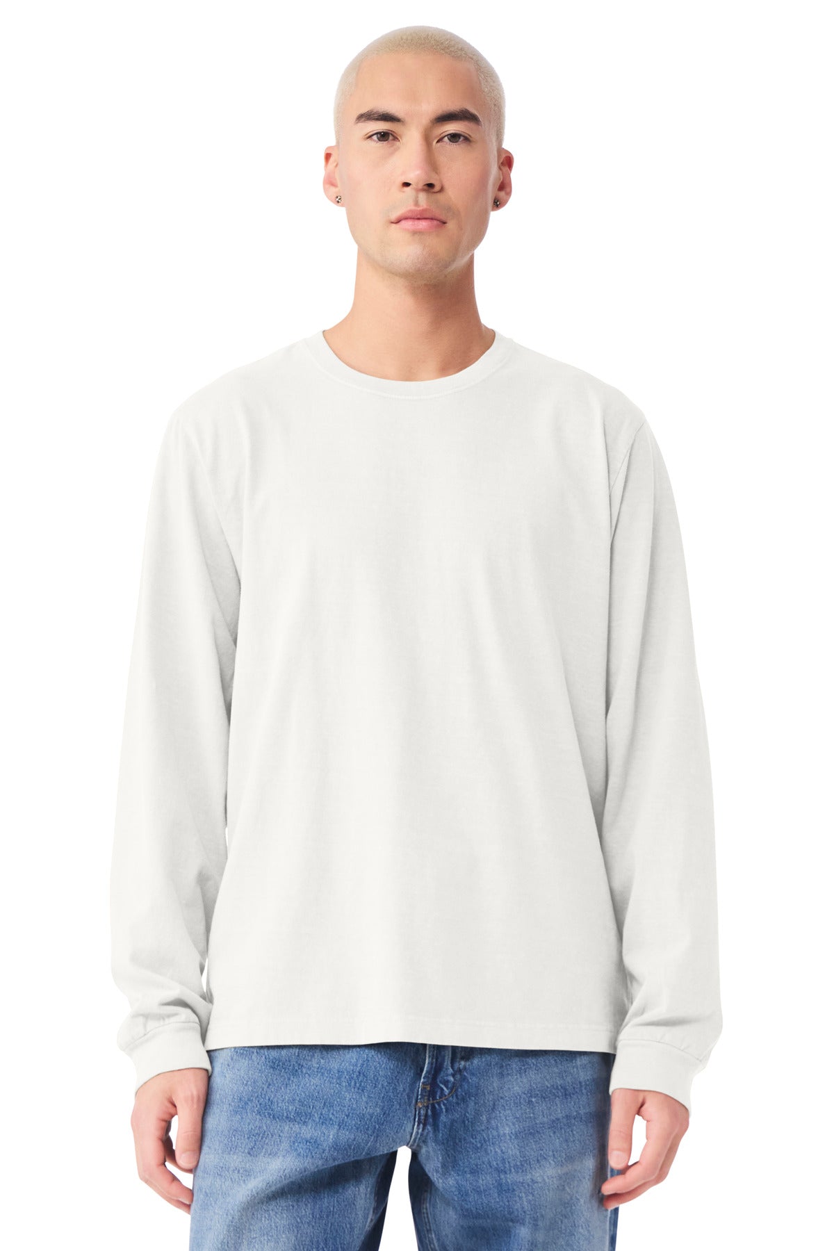 BELLA+CANVAS® Unisex Heavyweight Garment-Dyed Long Sleeve Tee
