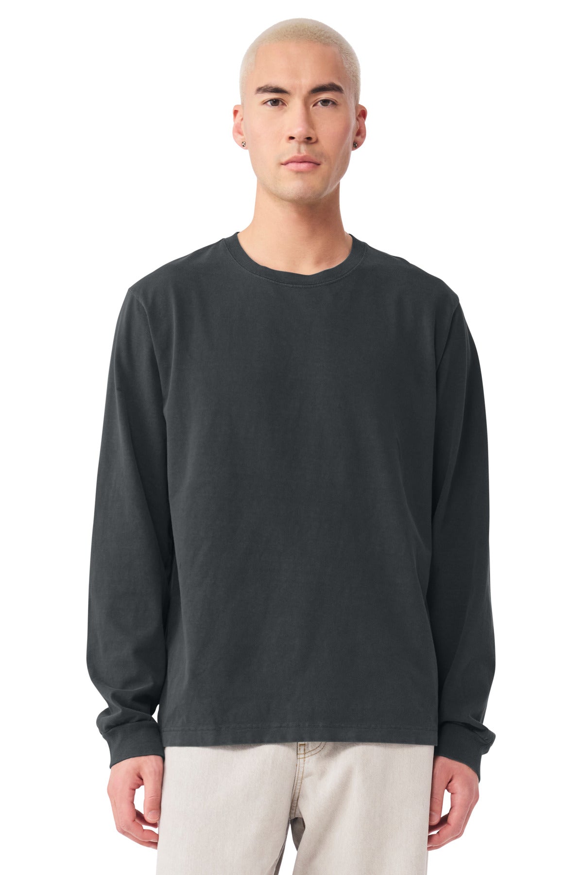 BELLA+CANVAS® Unisex Heavyweight Garment-Dyed Long Sleeve Tee