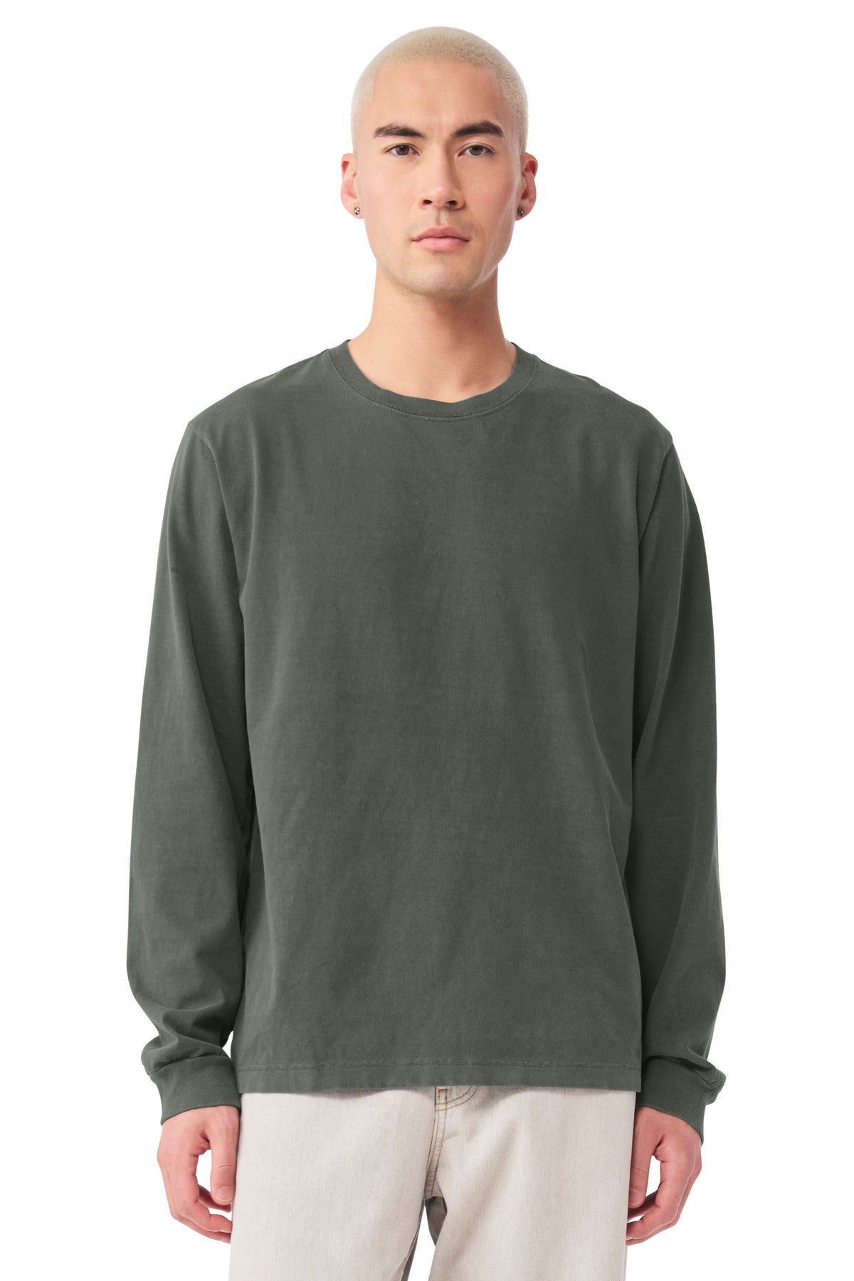 BELLA+CANVAS® Unisex Heavyweight Garment-Dyed Long Sleeve Tee