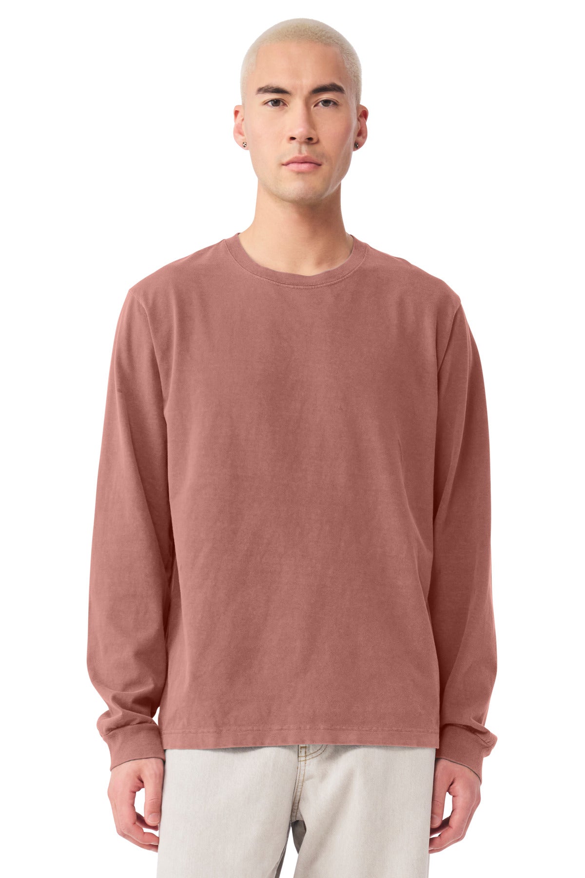 BELLA+CANVAS® Unisex Heavyweight Garment-Dyed Long Sleeve Tee