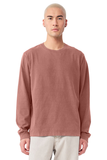 BELLA+CANVAS® Unisex Heavyweight Garment-Dyed Long Sleeve Tee