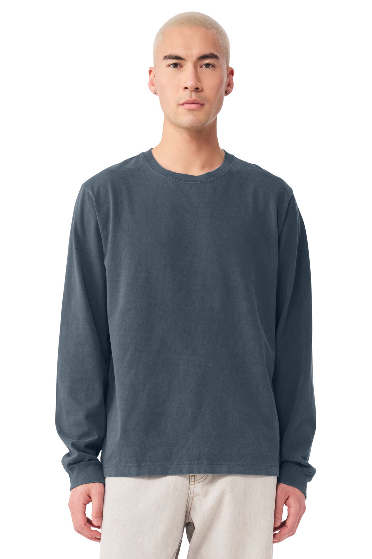 BELLA+CANVAS® Unisex Heavyweight Garment-Dyed Long Sleeve Tee