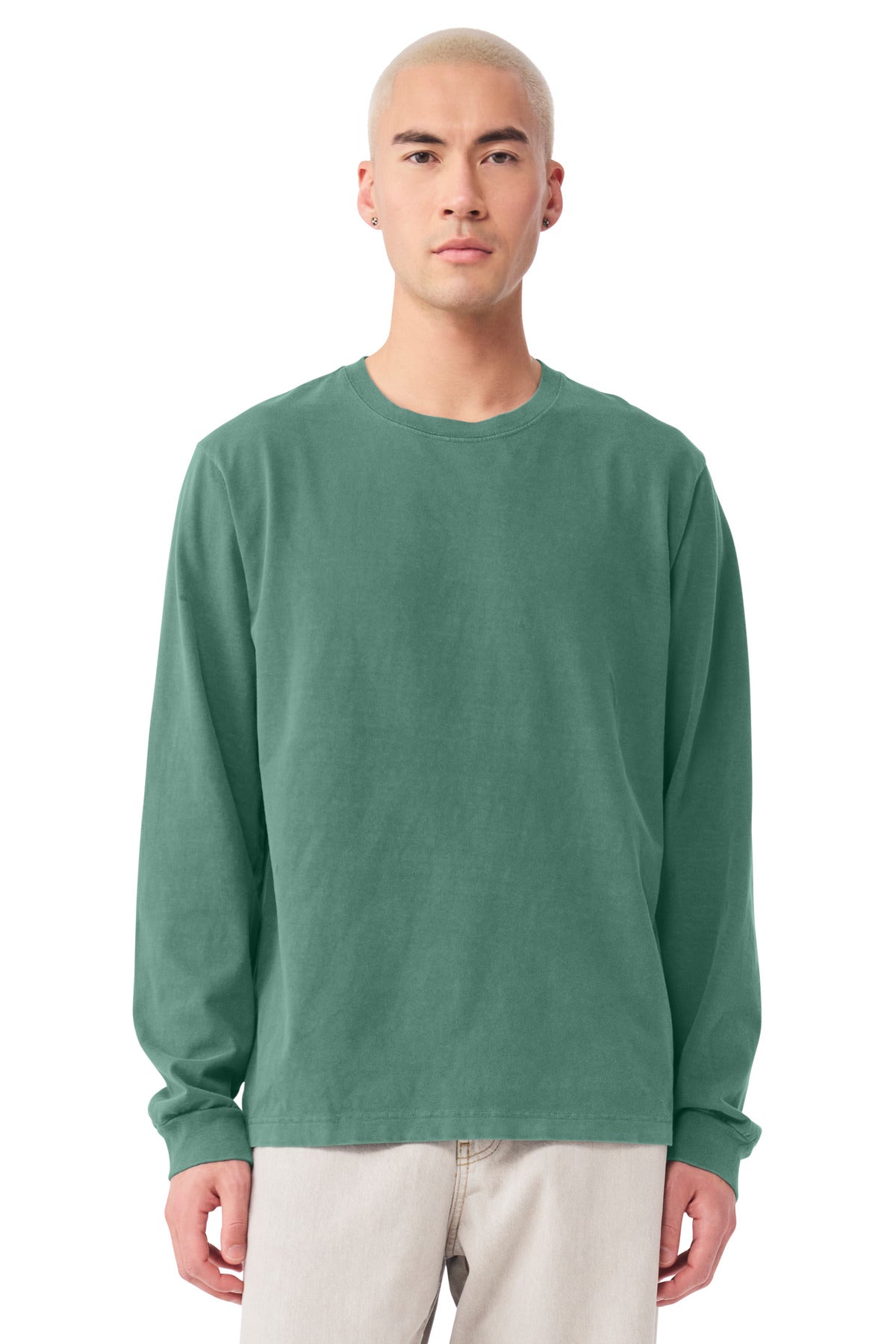 BELLA+CANVAS® Unisex Heavyweight Garment-Dyed Long Sleeve Tee