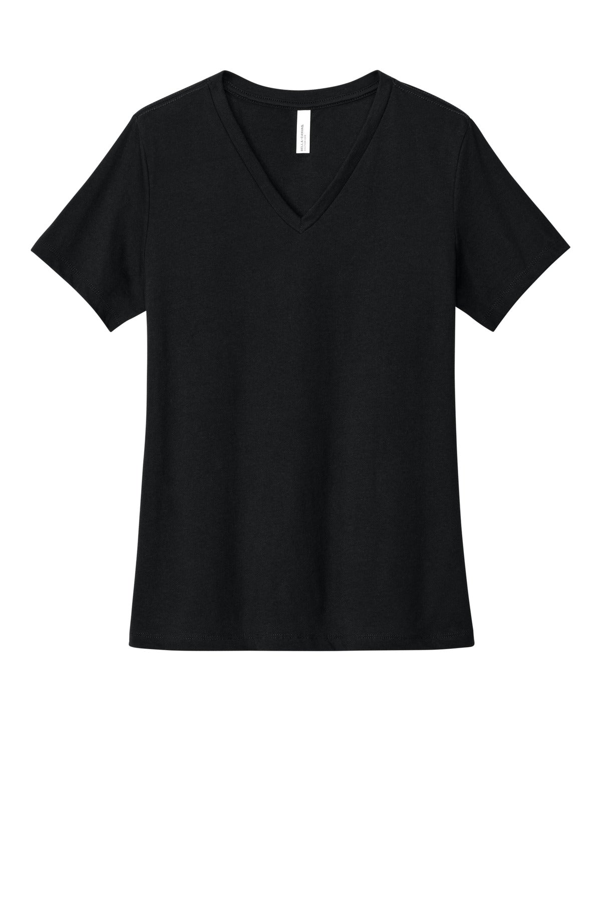 BELLA+CANVAS® Women's Relaxed Heather CVC V-Neck Tee