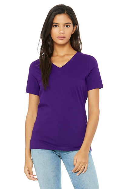 BELLA+CANVAS ? Women's Relaxed Jersey Short Sleeve V-Ne
