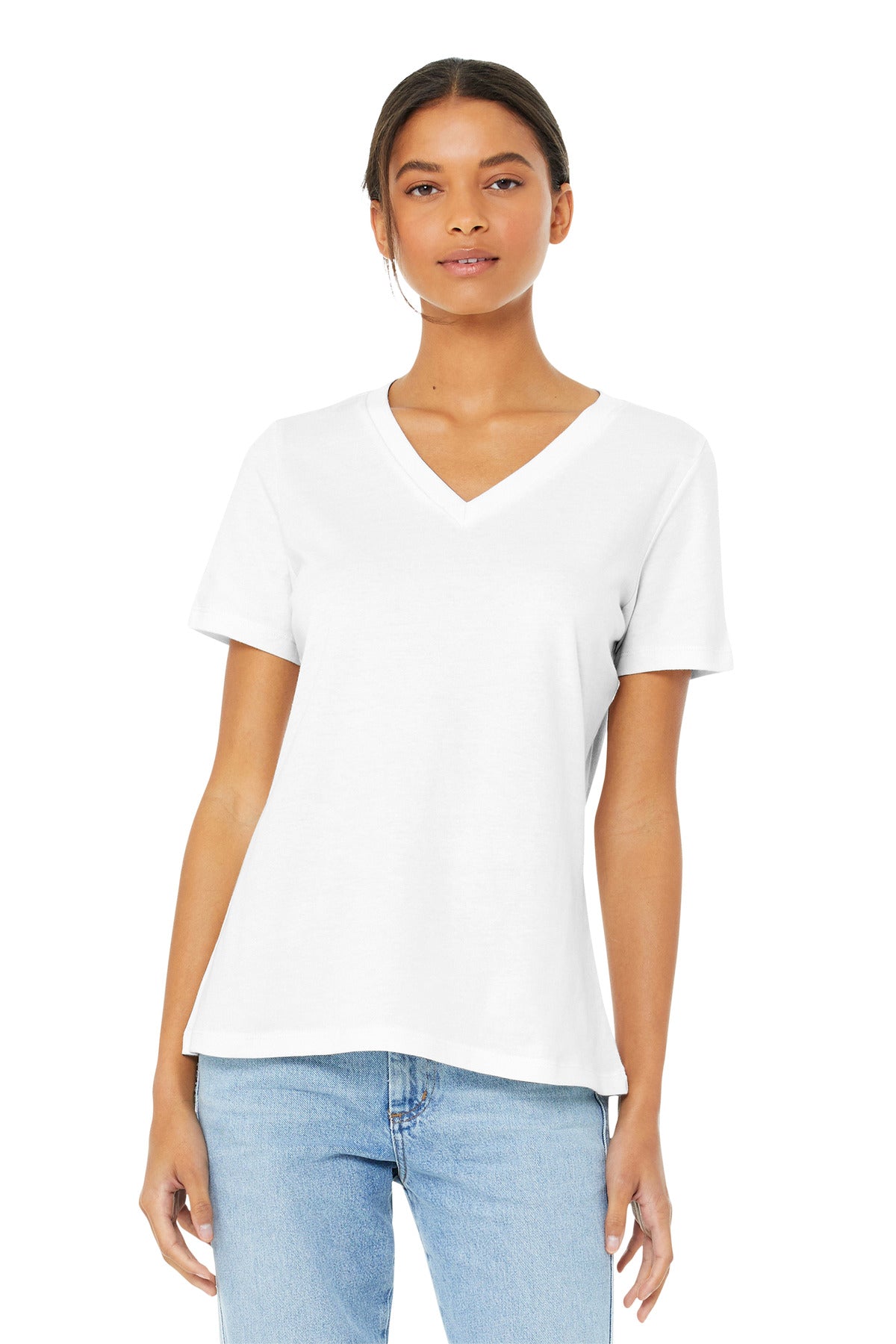 BELLA+CANVAS ? Women's Relaxed Jersey Short Sleeve V-Ne