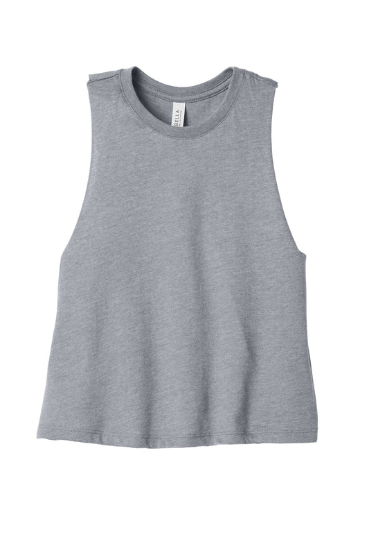 BELLA+CANVAS ? Women's Racerback Cropped Tank. BC6682