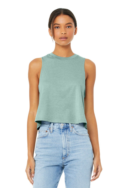 BELLA+CANVAS ® Women's Racerback Cropped Tank