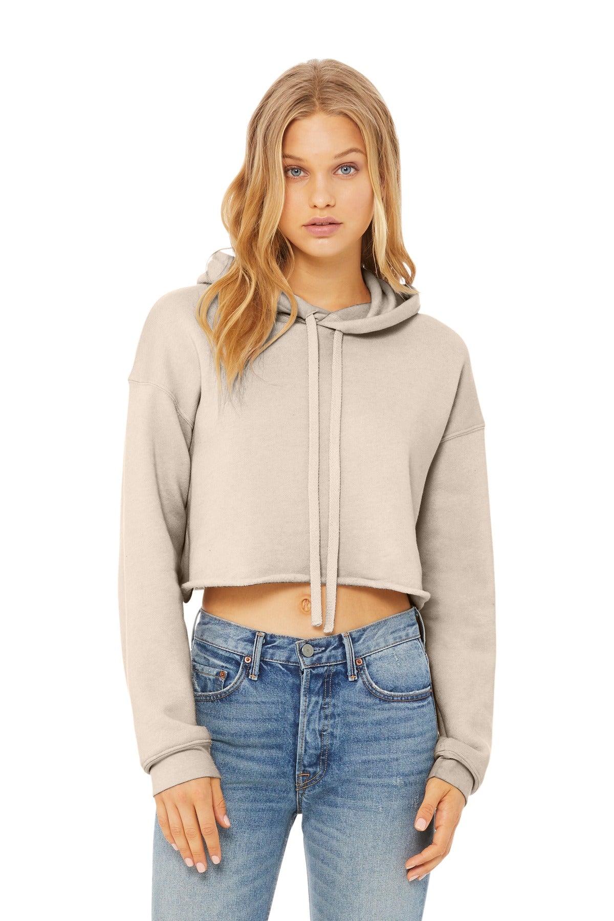 BELLA+CANVAS ? Women's Sponge Fleece Cropped Fleece Hoo