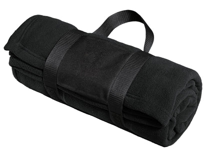 Port Authority? Fleece Blanket with Carrying Strap. BP2