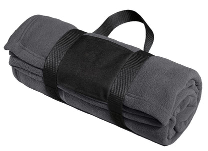 Port Authority? Fleece Blanket with Carrying Strap. BP2