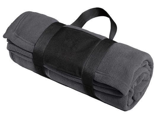 Port Authority? Fleece Blanket with Carrying Strap. BP2