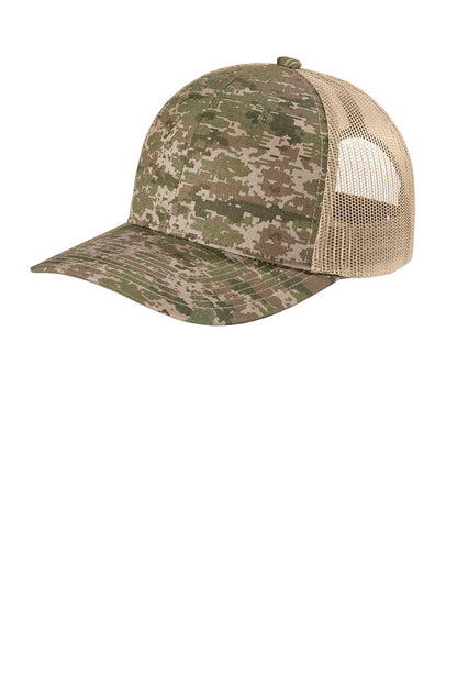 Port Authority ? Digi Camo Snapback Trucker Cap C114