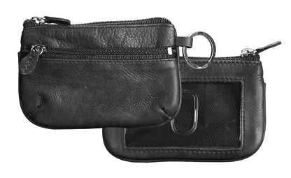 Andrew Philips Leather Coin Case  ID Holder Wallet-C150
