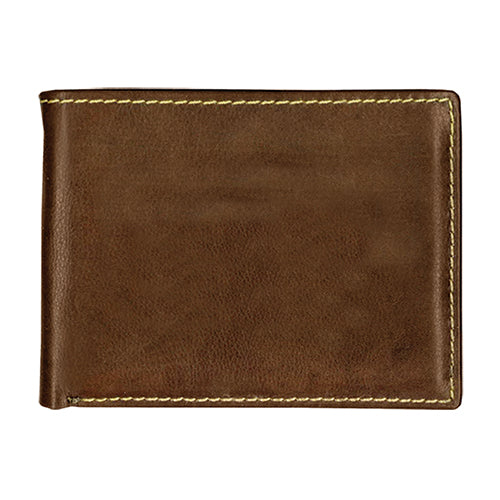 Andrew Philips Leather Contrast Stitch Billfold Wallet-C177