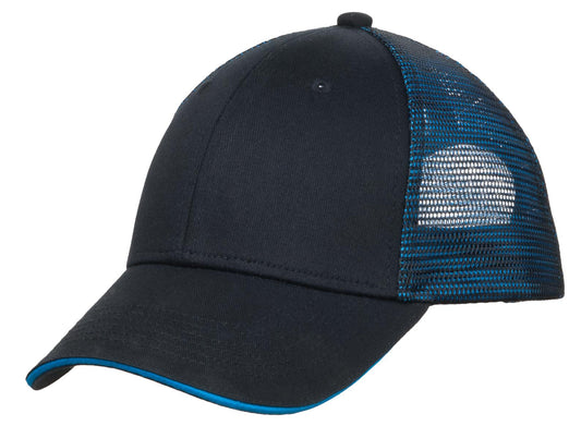 Port Authority? Double Mesh Snapback Sandwich Bill Cap.
