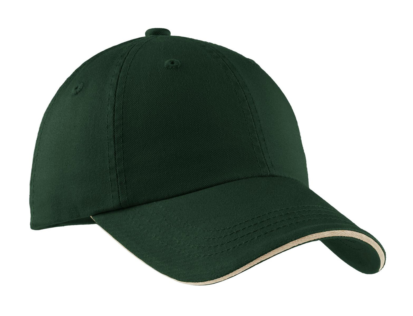 Port Authority? Sandwich Bill Cap with Striped Closure.