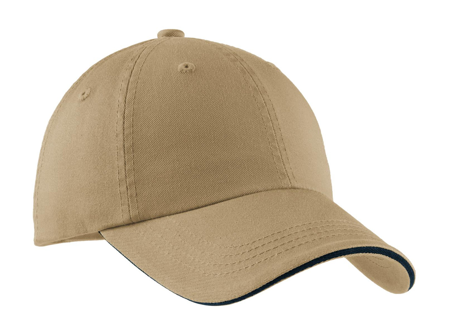 Port Authority? Sandwich Bill Cap with Striped Closure.