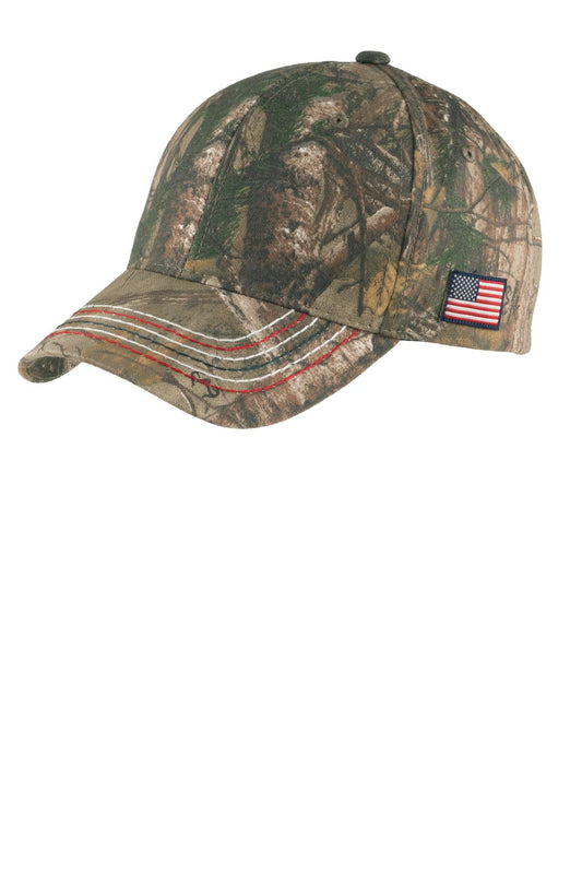 Port Authority? Americana Contrast Stitch Camouflage Ca