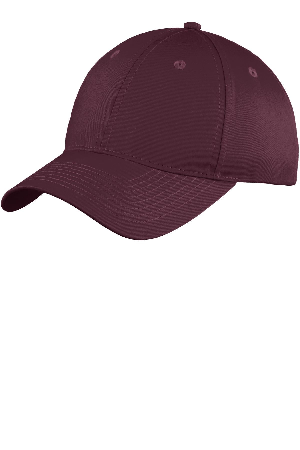 Port Authority® Six-Panel Unstructured Twill Cap