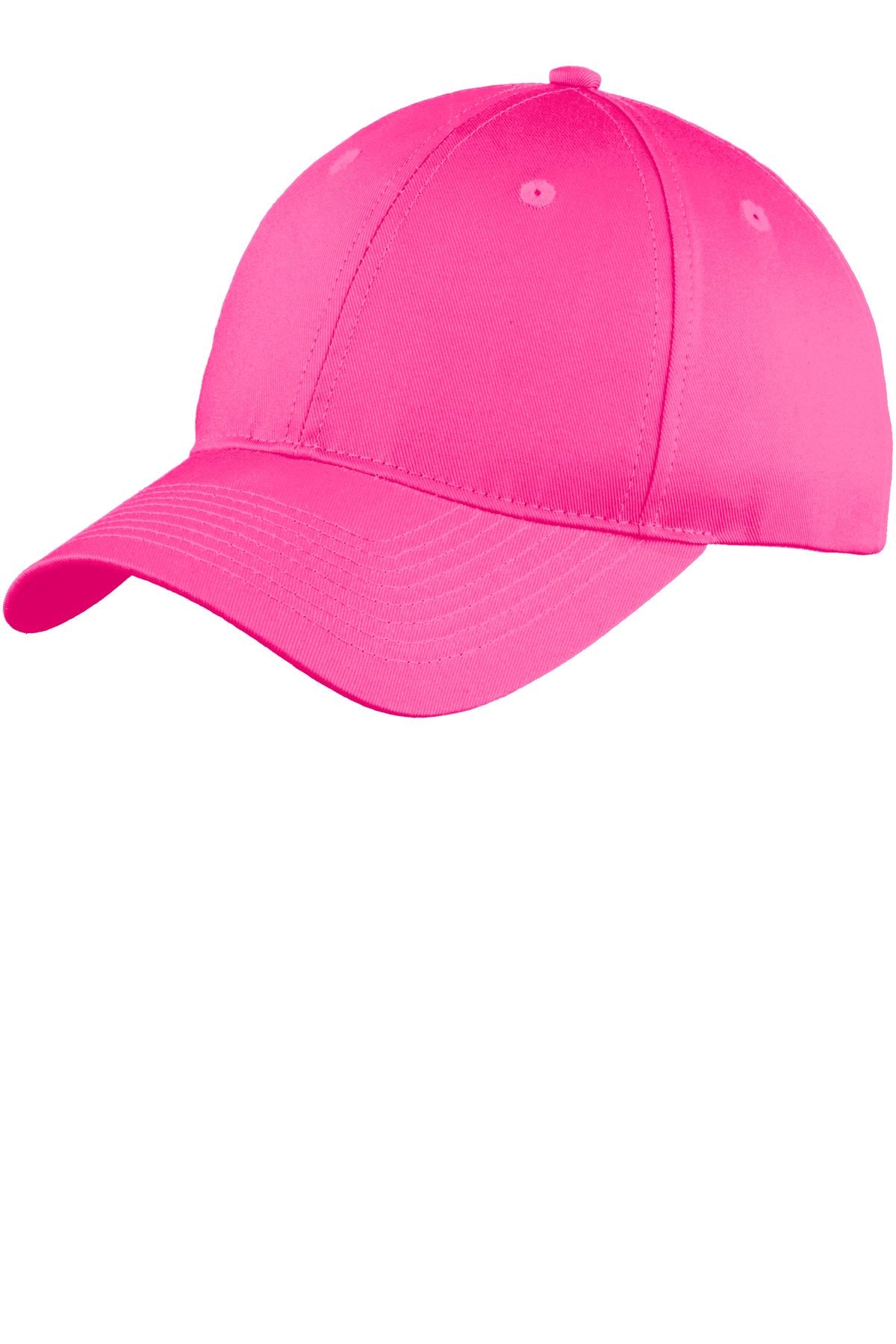 Port Authority® Six-Panel Unstructured Twill Cap